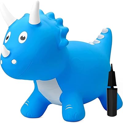 Trémie gonflable de dinosaure ukr pour tout-petits avec pompe, jouets de saut d'animaux