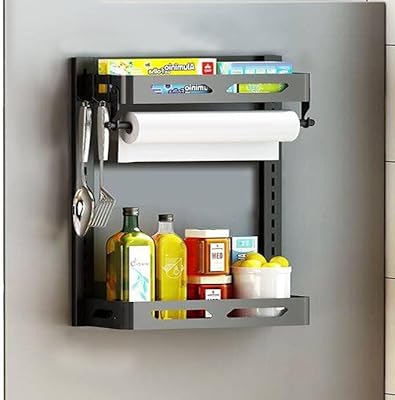 Étagère à épices magnétique baffin étagère pour réfrigérateur avec porte-serviettes en papier aucun perçage requis ou mural organisateur réglable peu en combrant. La boutique en ligne DIAYTAR COTE D'IVOIRE se distingue par sa large gamme de produits, allant des électroniques aux vêtements, en passant par les accessoires de maison et les produits alimentaires. Avec plus de 300 000 références, elle répond aux besoins de tous les consommateurs ivoiriens, quels que soient leurs intérêts ou leurs préférences. Elle est la destination idéale pour les acheteurs à la recherche de produits de qualité à des prix abordables.