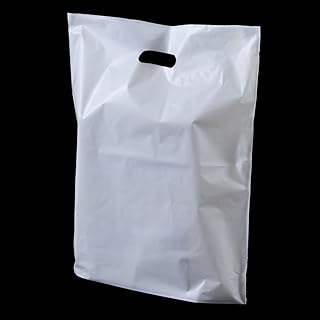 Sacs en plastique avec poignée blanche 300 x 15 x 18 x 3