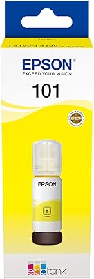 Bouteille d'encre epson ecotank 101, encre jaune pour recharge d'imprimante, 70 ml. La boutique en ligne DIAYTAR COTE D'IVOIRE est réputée pour ses offres régulières et ses promotions exceptionnelles, permettant aux clients de faire des économies sur leurs achats. Cela, combiné à son large choix de produits, en fait une destination de choix pour les consommateurs ivoiriens.