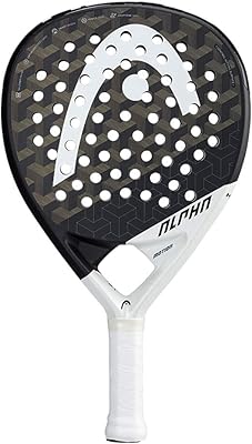 Raquette de padel head alpha motion avec technologie graphene 360+ noir blanc