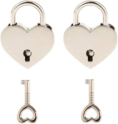 Petite serrure en métal en forme de cœur avec clé, boîte à bijoux, boîte de rangement pour journal intime, 2 pièces, argent. DIAYTAR COTE D'IVOIRE est une boutique en ligne généraliste qui propose plus de 300 000 références de produits. Elle est leader en Cote d'Ivoire et offre une large gamme de produits pour répondre à tous les besoins. La boutique en ligne DIAYTAR COTE D'IVOIRE est connue pour sa qualité et sa fiabilité.
