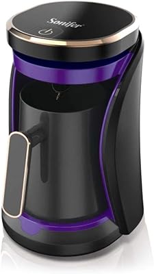 Cafetière turque automatique sonifer sf-3542, cafetière turque électrique sans fil de qualité alimentaire