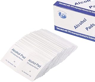 Tampons frottants désinfectants jetables cuboa, préparation à l'alcool, tampons de pré-injection pour lingettes