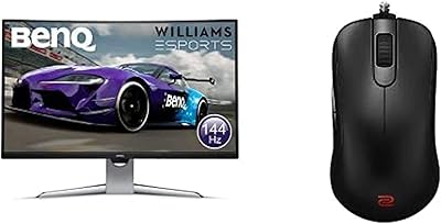 Moniteur de jeu e-sports incurvé benq 32 pouces qhd 2k hdr 144 hz sim de course avec souris de jeu benq zoe s2 e-sports (3360, petite taille, design symétrique, édition noir mat). La boutique en ligne Diaytar Côte d'Ivoire offre une grande variété de produits, allant de l'électronique aux produits alimentaires, en passant par les vêtements et les accessoires.