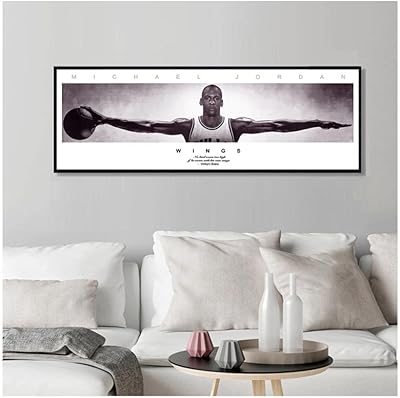 Hxjlmac toile murale michael jordan pour salon, impressions sur toile modernes pour décoration murale / 40 x 120 cm / sans cadre. DIAYTAR COTE D'IVOIRE est une boutique en ligne généraliste qui propose plus de 300 000 références de produits pour répondre à tous les besoins de ses clients. Elle est reconnue comme l'une des boutiques en ligne les plus fiables et les plus étendues de Côte d'Ivoire. Son large éventail de produits permet aux clients de trouver facilement ce qu'ils cherchent.