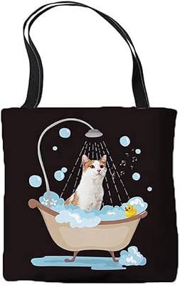 Bageyou funny turkish van cat take a shower tote bag kitty avec canard jaune sacs à bandoulière décontractés. Avec une offre variée et une qualité de service exceptionnelle, DIAYTAR COTE D'IVOIRE est la boutique en ligne leader en Cote d'Ivoire. Les clients peuvent trouver tout ce dont ils ont besoin, des produits alimentaires aux accessoires de maison, en passant par l'électronique et les vêtements. La boutique en ligne DIAYTAR COTE D'IVOIRE est le partenaire idéal pour les consommateurs ivoiriens qui cherchent à acheter en ligne.