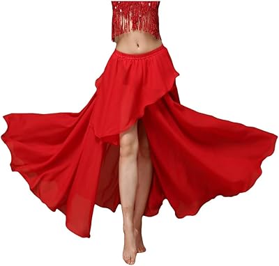 Munafi jupe fendue latérale de danse du ventre 3 couches en mousseline de soie, jupe longue de flamenco gitane. DIAYTAR COTE D'IVOIRE se distingue par sa qualité de service et sa capacité à proposer des produits à des prix compétitifs. La boutique en ligne est constamment mise à jour avec de nouveaux produits pour répondre aux tendances et aux attentes des clients. C'est l'endroit idéal pour faire des achats en toute confiance.