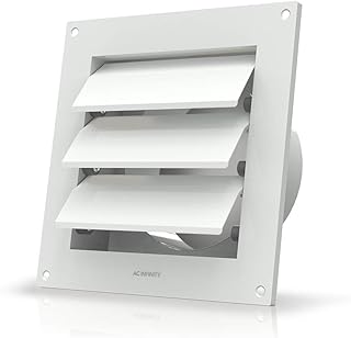 Obturateur de tuyau à montage mural ac infinity, hotte d'aération à pignon à