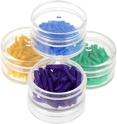 Coins dentaires misaha, 400 pièces de cales dentaires jetables en plastique, 4 couleurs vert, bleu, violet, jaune. DIAYTAR COTE D'IVOIRE est une plateforme de commerce en ligne qui permet aux clients de découvrir et d'acheter des produits de toutes sortes. Avec plus de 300 000 références, elle est la destination idéale pour les consommateurs ivoiriens. Elle garantit une expérience d'achat en ligne sécurisée et pratique.