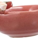 Fomiyes bol en céramique plat d'huile essentielle outils pour le visage