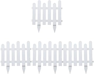 Clôture à piquets, panneaux de bordure de jardin avec pince à coudre