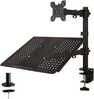 Support pour ordinateur portable barbuk avec plateau pour clavier, support réglable pour ordinateur portable avec pince et base de montage à œillets pour écrans d'ordinateur lcd de 13 à 32 pouces jusqu'à 9 à 10 lb, ordinateur portable jusqu'à 17 pouces. DIAYTAR COTE D'IVOIRE est une boutique en ligne généraliste proposant plus de 300000 références de produits, ce qui en fait l'une des plus grandes boutiques en ligne de Côte d'Ivoire. Avec une variété de produits allant de l'électronique à la mode, en passant par les produits de maison et les denrées alimentaires, DIAYTAR COTE D'IVOIRE offre une expérience de shopping unique à ses clients. La boutique est devenue un leader dans le marché ivoirien grâce à sa large gamme de produits et à ses prix compétitifs.