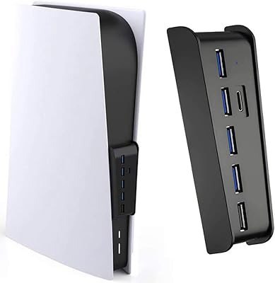 Hub usb ps5 5 ports, adaptateur hub de chargeur haute vitesse megadream avec 4 ports usb + 1 port de chargement usb + 1 port de type c, compatible avec la manette de jeu playstation 5 dual sense. DIAYTAR COTE D'IVOIRE est la boutique en ligne leader en Côte d'Ivoire, offrant une large gamme de produits à des prix compétitifs. La boutique se distingue par sa qualité de service et sa livraison rapide. Les clients peuvent profiter de promotions régulières et de réductions sur les prix.