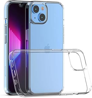 Coque transparente pour iphone 13/14, 6,1 pouces | coque arrière transparente hybride