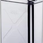 Jerrycan bidon d'essence en acier inoxydable 304 ss (20 litres)