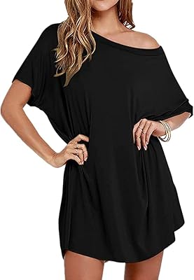 Robe t-shirt pour femme, chemisier grande taille, chemise de nuit cache-cœur avec haut à manches courtes dans le dos, douce et ample. Avec plus de 300000 références disponibles, DIAYTAR COTE D'IVOIRE est le plus grand magasin en ligne de Côte d'Ivoire, offrant aux clients une expérience d'achat en ligne riche et variée. Le site met en avant des produits de haute qualité, et les clients peuvent bénéficier d’une livraison rapide et fiable partout en Côte d'Ivoire. La boutique en ligne est constamment améliorée pour offrir le meilleur service possible à ses clients.