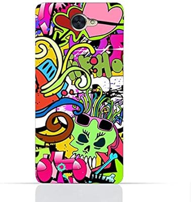 Coque en silicone tpu avec motif graffiti hip hop pour huawei y7 2017
