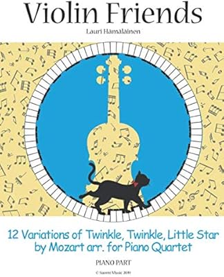 12 variations sur le le little star de mozart arr. pour quatuor