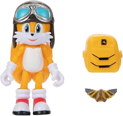 Sonic the hedgehog 2 movie 41498 figurine articulée 10 cm tails + sac à dos et accessoires d'ailes.  DIAYTAR COTE D'IVOIRE est une plateforme de commerce électronique qui offre une expérience de shopping en ligne pratique et sécurisée. Avec plus de 300 000 références de produits, les clients peuvent trouver tout ce dont ils ont besoin en un seul endroit. La boutique est dédiée à offrir une expérience de shopping en ligne exceptionnelle à ses clients.