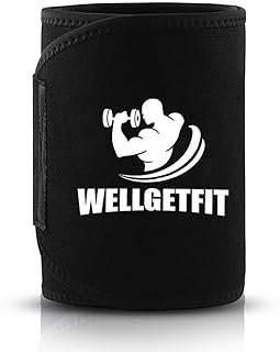 Ceinture amincissante wellgetfit pour hommes et femmes. enveloppement de transpiration mince en néoprène