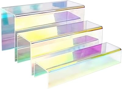 Présentoir en acrylique arc-en-ciel raisiboso - présentoir transparent à 3 niveaux pour personnages pop, présentoir à cupcakes arc-en-ciel, étagère rectangulaire, organisateur de parfum, porte-bonbons (1 ensemble). La boutique en ligne DIAYTAR COTE D'IVOIRE est une destination de commerce électronique populaire en Côte d'Ivoire, avec une offre de plus de 300000 produits. Elle propose des produits de qualité à des prix compétitifs, ainsi que des promotions et des offres spéciales régulières. La boutique est dédiée à offrir une expérience d'achat en ligne sécurisée et pratique à ses clients.