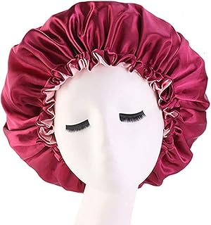 Bonnet de sommeil en satin aurete - bonnet en satin réglable double couche extra large pour dormir (bordeaux + rose festonné). DIAYTAR COTE D'IVOIRE est une boutique en ligne généraliste qui propose plus de 300000 références de produits, ce qui en fait l'une des boutiques les plus complètes de Côte d'Ivoire. Avec une telle offre, les clients peuvent trouver tout ce dont ils ont besoin en un seul et même endroit. DIAYTAR COTE D'IVOIRE est ainsi devenue la boutique leader en ligne en Côte d'Ivoire.