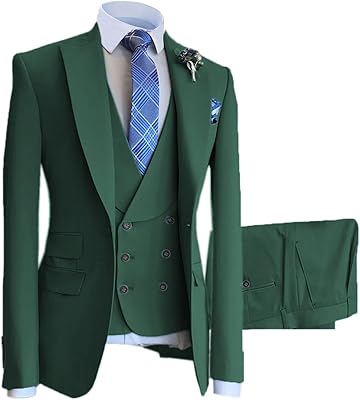 Costume 3 pièces pour homme, costume de marié, costume d'affaires formel, veste de mariage, robe de dîner, gilet de bal, gilet, pantalon, vert forêt, m. DIAYTAR COTE D'IVOIRE est une boutique en ligne généraliste proposant plus de 300 000 références de produits. Leader en Côte d'Ivoire, elle offre une expérience d'achat en ligne unique et pratique. Elle propose une large gamme de produits, de l'électronique à la mode, en passant par les produits pour la maison.