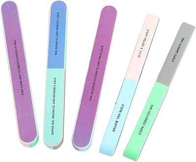 Fomiyes 10 pièces tampon de brillance des ongles outils à ongles bloc