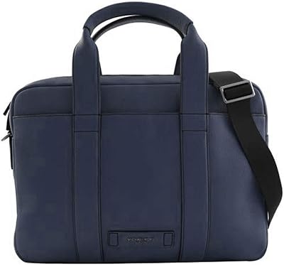 Sacoche pour ordinateur portable copper messenger, grand sac d'affaires, en cuir, bleu marine