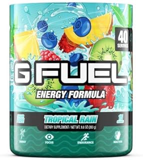 Bac à pluie tropicale g fuel (40 portions) formule elite energy. La boutique en ligne DIAYTAR COTE D'IVOIRE s'efforce de proposer des produits de qualité à des prix compétitifs, afin de satisfaire les besoins de tous les clients. Grâce à son équipe dédiée, la boutique assure une gestion efficace des commandes et des réponses aux questions des clients. Cela contribue à une expérience client satisfaisante et à une fidélisation accrue.