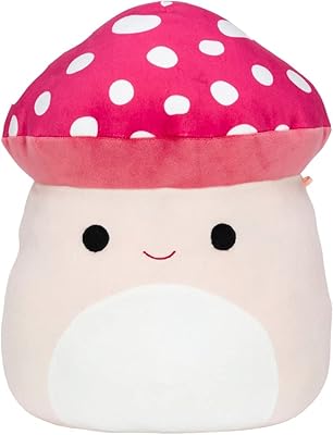 Squishmallow kelly toy official 8" peluche douce en forme d'animal (champignon malcolm)