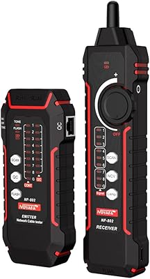 Traqueur de fil téléphonique irovami nf-802 rj11 rj45, traqueur de fil lan filaire