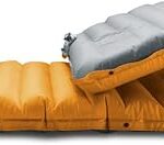 Coussin de couchage gonflable extra épais zoobelfiz avec pompe intégrée, matelas de camping