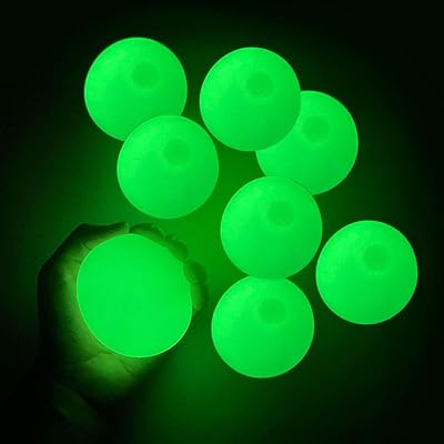 Balles anti-stress lumineuses boules de plafond collantes décoration murale jouet anti-stress