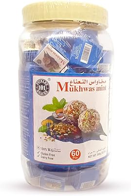 Désodorisant à la menthe banarasi (mukhwas à la menthe, 1 x 60). DIAYTAR COTE D'IVOIRE se distingue par sa vaste sélection de produits, allant de l'électronique à la mode, en passant par les produits de maison et les accessoires. Cette boutique en ligne répond ainsi aux besoins diversifiés de sa clientèle, lui offrant la possibilité de faire ses achats en toute simplicité. Les prix abordables et les promotions régulières font de DIAYTAR COTE D'IVOIRE l'incontournable du commerce électronique en Côte d'Ivoire.
