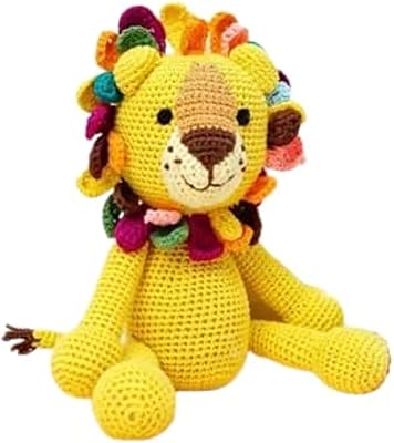 Poupée lion faite à la main en peluche de coton (jaune, 28 cm). En tant que boutique en ligne généraliste, DIAYTAR COTE D'IVOIRE se distingue par la largeur de son offre, allant des produits électroniques aux articles de mode, en passant par les produits alimentaires et d'entretien. Elle met également l'accent sur la qualité des produits et services proposés, visant à satisfaire pleinement les attentes de sa clientèle. Cela a contribué à renforcer sa position de leader sur le marché ivoirien.