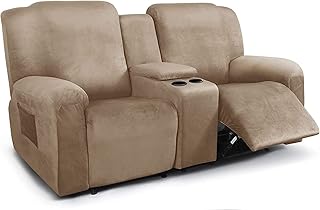 Colotul housses de canapé extensibles en velours 8 pièces pour inclinable avec housse. DIAYTAR COTE D'IVOIRE se distingue par son engagement à offrir la meilleure expérience d'achat en ligne à ses clients. Elle propose des produits de toutes sortes, des accessoires de mode aux produits électroniques, et met en avant des marques de confiance pour garantir la qualité. La boutique en ligne idéale pour les ivoiriens à la recherche de produits de qualité.