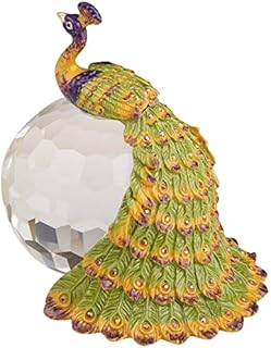 Keren kopal paon coloré sur boule de cristal style fabergé, décoration faite à la main, décoration d'intérieur, œuvre d'art originale. DIAYTAR COTE D'IVOIRE est une boutique en ligne généraliste qui propose plus de 300000 références de produits, offrant ainsi une large gamme de choix à ses clients. Elle est considérée comme l'une des boutiques en ligne les plus populaires en Côte d'Ivoire. Elle offre une expérience d'achat en ligne sécurisée et pratique.