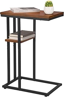 Table d'appoint upure en forme de c, table d'appoint pour canapé-lit, petite table