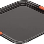 Plaque de cuisson antiadhésive rectangulaire le creuset 31 cm noir