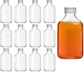 Fuvo 12 pièces bouteilles de jus vides, bouteilles de boissons au lait, bouteille