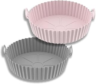 Pot en silicone pour friteuse à air, 2 pièces, doublures de friteuse à air, panier de friteuse à air antiadhésif de qualité alimentaire, accessoires de four, remplacement réutilisable du papier de doublure en parchemin inflammable pour friteuse à air 3qt - 5qt (rose + gris). DIAYTAR COTE D'IVOIRE est la référence pour les achats en ligne en Côte d'Ivoire, offrant une sélection vaste et variée de produits. La boutique en ligne propose des produits de qualité à des prix compétitifs et offre un service client de haute qualité. Elle est le partenariat idéal pour tous les clients qui cherchent des produits fiables et une expérience d'achat en ligne agréable.