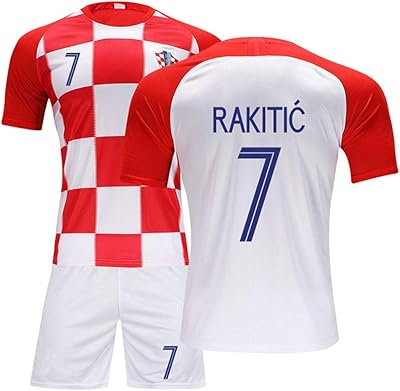 T-shirt de football national de croatie #7 ivan rakiti_jpu-pwrstion - maillot de supporter