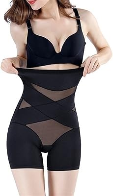 Pantalon de compression croisée taille haute pour femme pour le contrôle du ventre