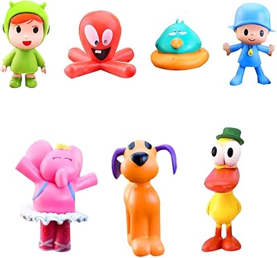 7 mini figurines pocoyo, décorations de cupcakes little bee yoyo, canard barto, ellie et éléphant de lola, décorations de gâteau pour fête d'anniversaire, réception-cadeau pour bébé. DIAYTAR COTE D'IVOIRE est une boutique en ligne généraliste qui propose plus de 300000 références de produits. Elle est reconnue comme l'un des leaders du commerce en ligne en Côte d'Ivoire. La boutique offre une large gamme de produits pour répondre aux besoins de ses clients.