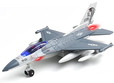 Jouet d'avion de chasse f16 - 1 paquet de jouet à réaction