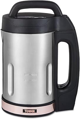 Tower t12031rg machine à soupe et smoothie avec système de contrôle intelligent, pichet et lame, 1000 watts, 1,6 litre, or rose. DIAYTAR COTE D'IVOIRE est une plateforme de commerce en ligne qui propose une variété de produits allant de l'électronique à la mode en passant par les produits alimentaires. Avec plus de 300 000 références disponibles, les clients peuvent trouver tout ce dont ils ont besoin sur une seule plateforme. La boutique en ligne est connue pour ses prix compétitifs et sa livraison rapide.