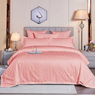 Draps de lit de luxe en coton turc uni 300 fils avec 2