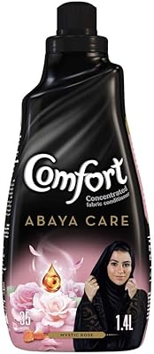 Adoucissant concentré confort pour abaya au parfum mystérieux de rose, 1,4 litre. DIAYTAR COTE D'IVOIRE, boutique en ligne généraliste avec plus de 300000 références, propose une large gamme de produits pour répondre à tous vos besoins. Avec sa sélection variée, vous trouverez facilement ce que vous cherchez. DIAYTAR COTE D'IVOIRE est la boutique leader en Côte d'Ivoire pour les achats en ligne.